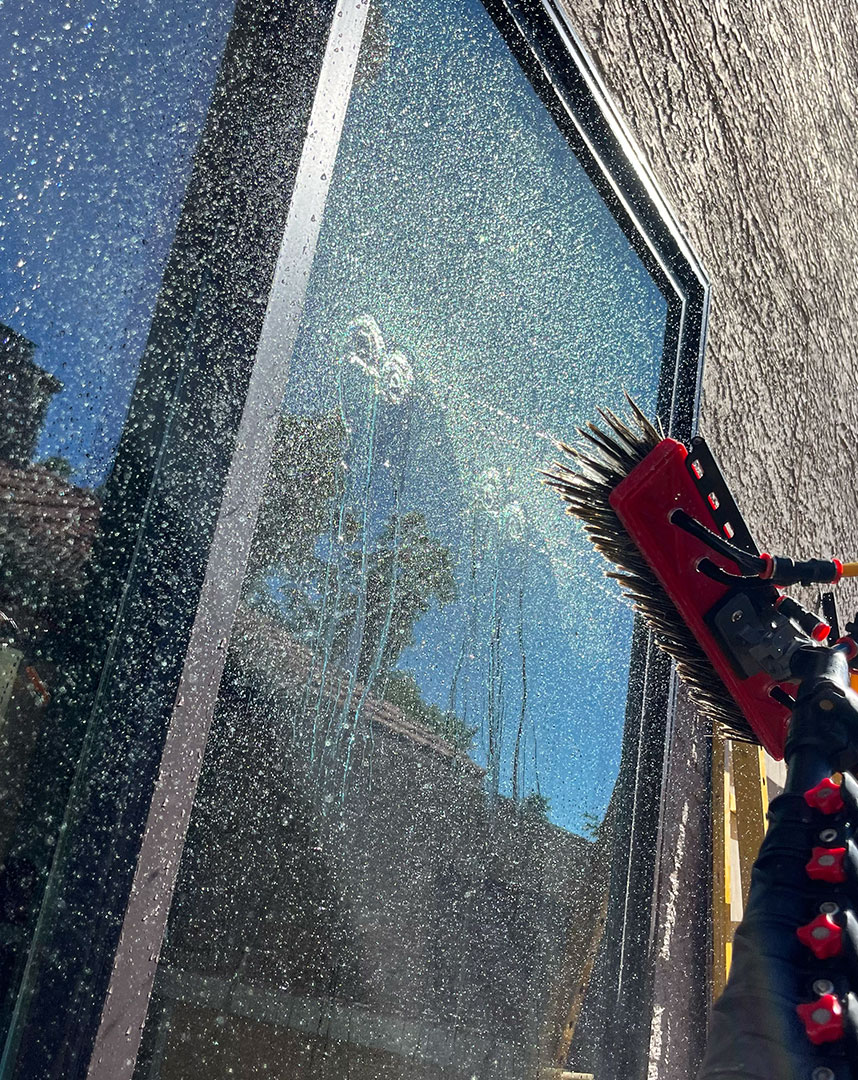 Pure Water Fed Window Cleaning Squeegee Bros Window Cleaning